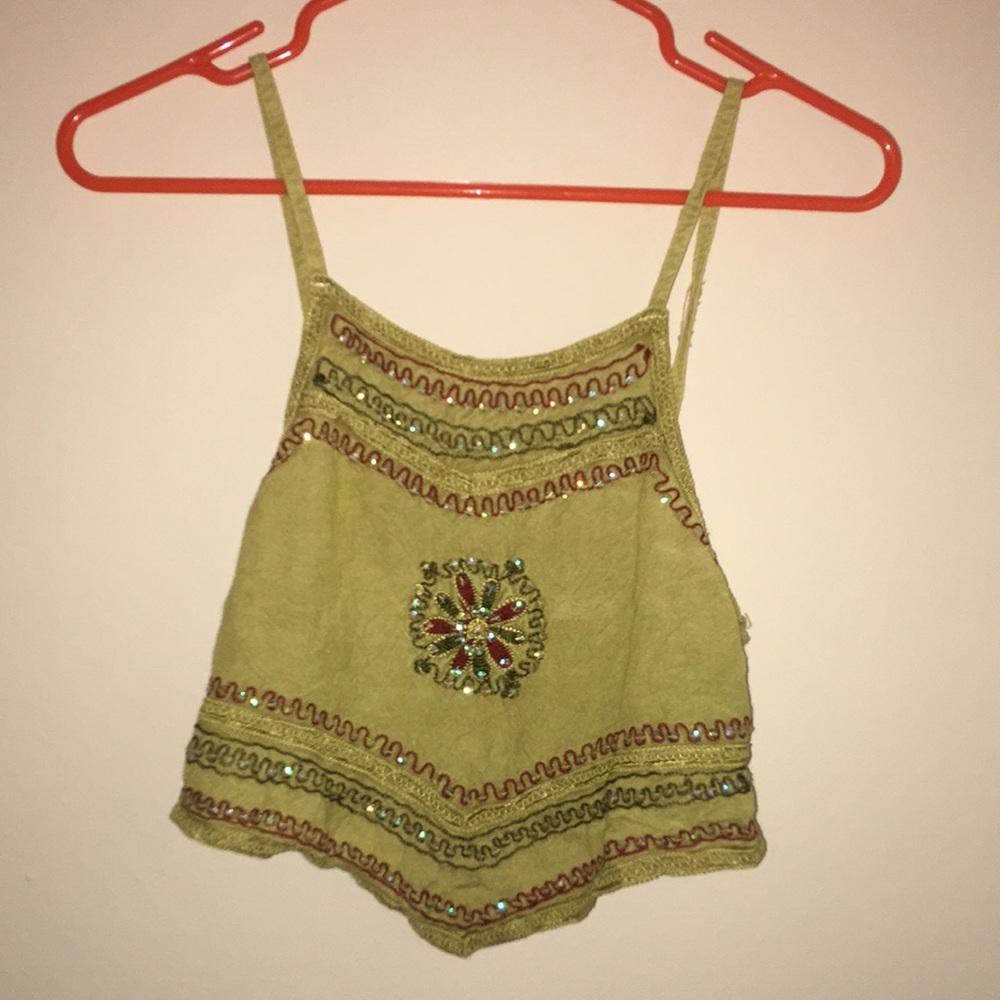 Cute little sequined under top